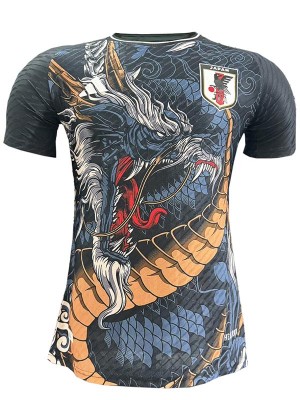 Japan special edition jersey player black dragon soccer uniform men's sports football kit top shirt 2024-2025